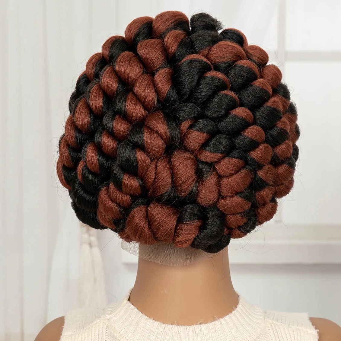 كورنو شعر مستعار مضفر الاصطناع - مراجعة Synthetic Braided Wigs For Black Women وسعره