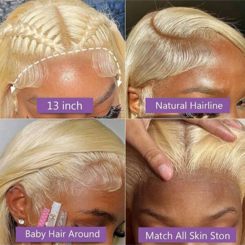 العسل شقراء 613 الجسم موجة بار - مراجعة 613 Blonde Body Wave Lace Front Wig وسعره