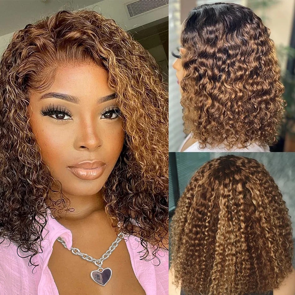 باروكة شعر طبيعي قصيرة مجعدة ب - مراجعة Glueless Wear And Go Human Hair Wig وسعره