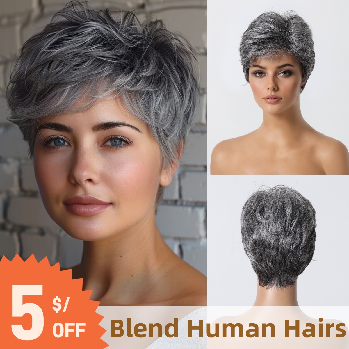 قصيرة عابث قطع شعر مستعار بشري - مراجعة Short Pixie Cut Wig Human Hair Cheap وسعره