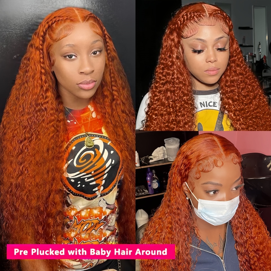شعر مستعار برتقالي بطول 30 بوص - مراجعة Lace Front Wigs وسعره